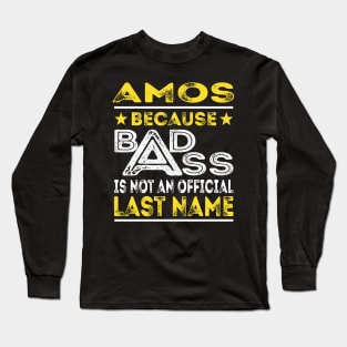 AMOS Long Sleeve T-Shirt